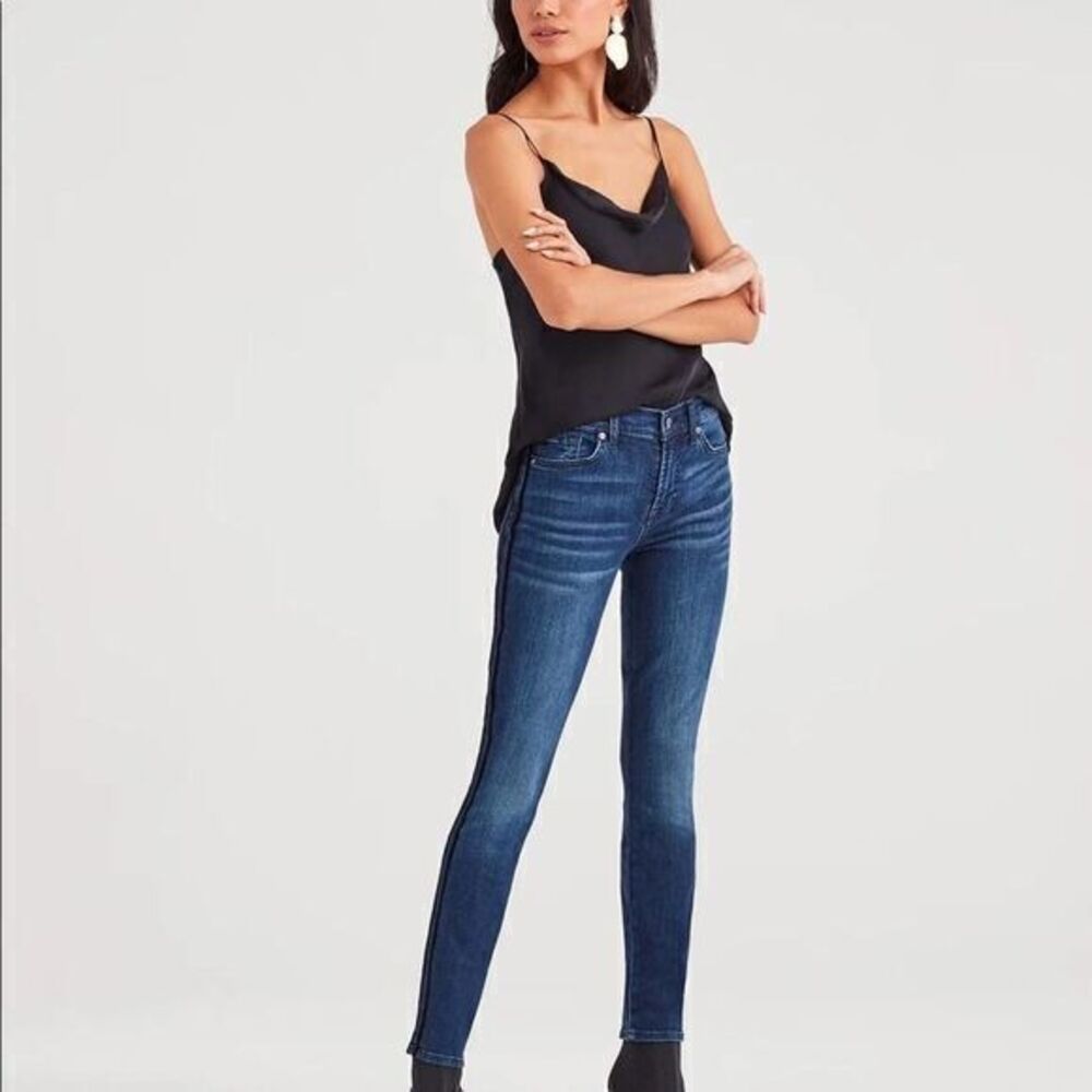 7 FOR ALL MANKIND Skinny Denim Jeans SIZE 26